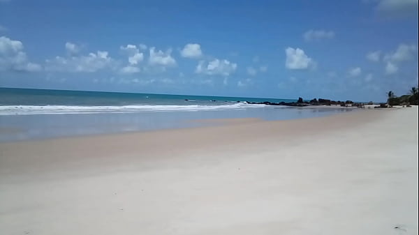 Clara Brazil peladinha on the deserted beach