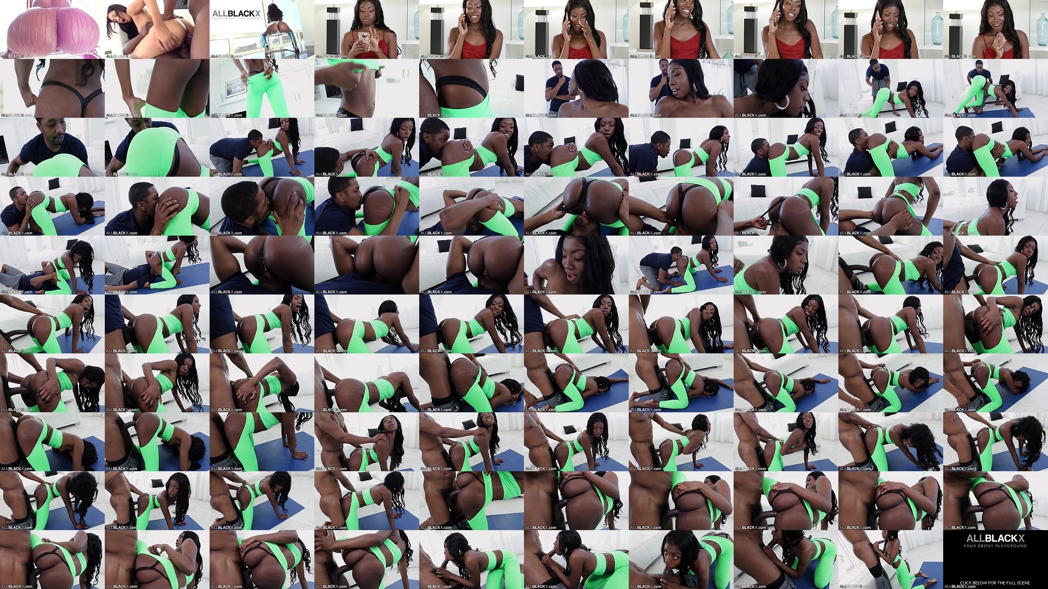 AllBlackX - Flexible Hottie Pounded By Personal Trainer 预览图