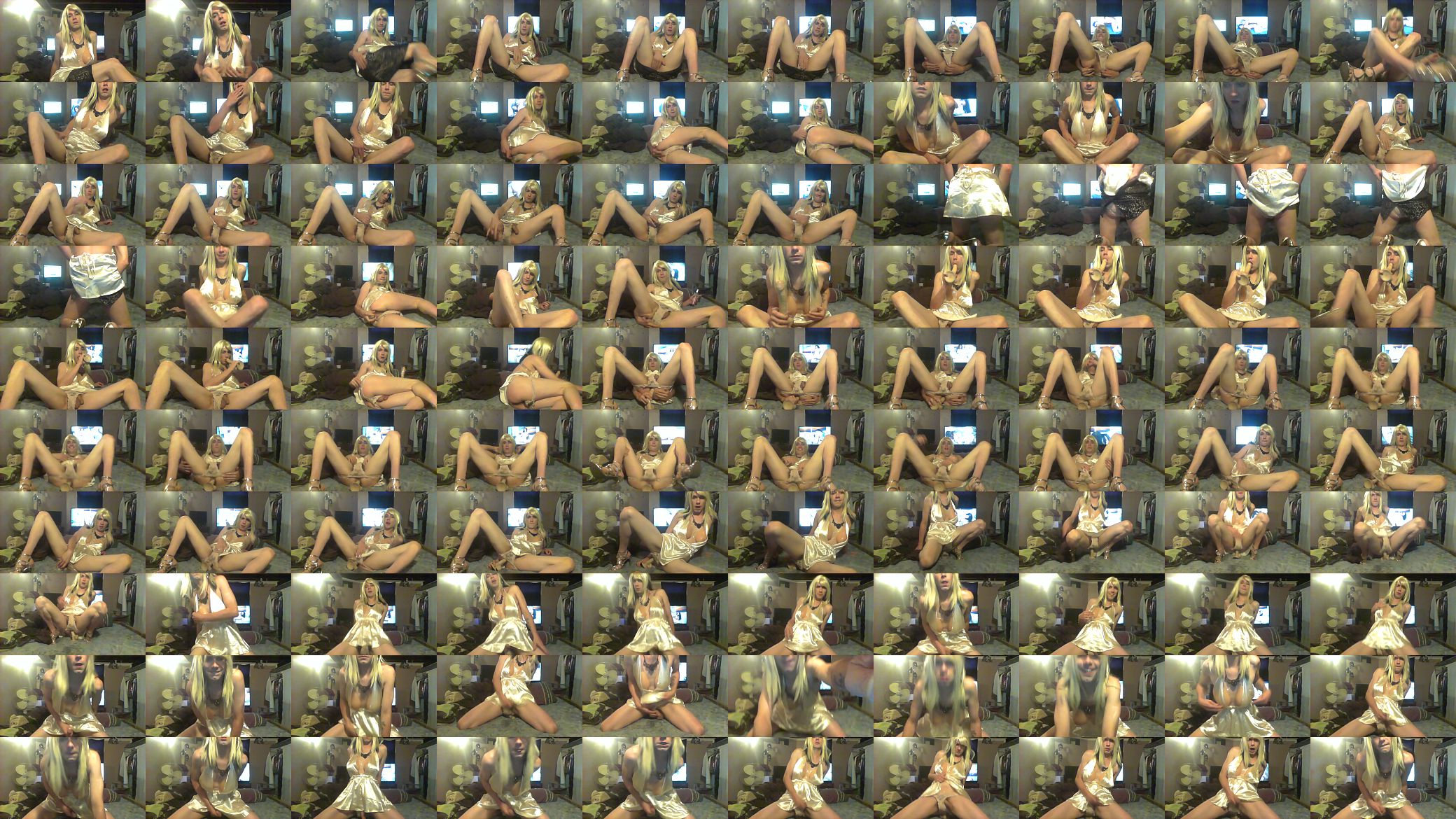 skimpy gold mini dress 预览图