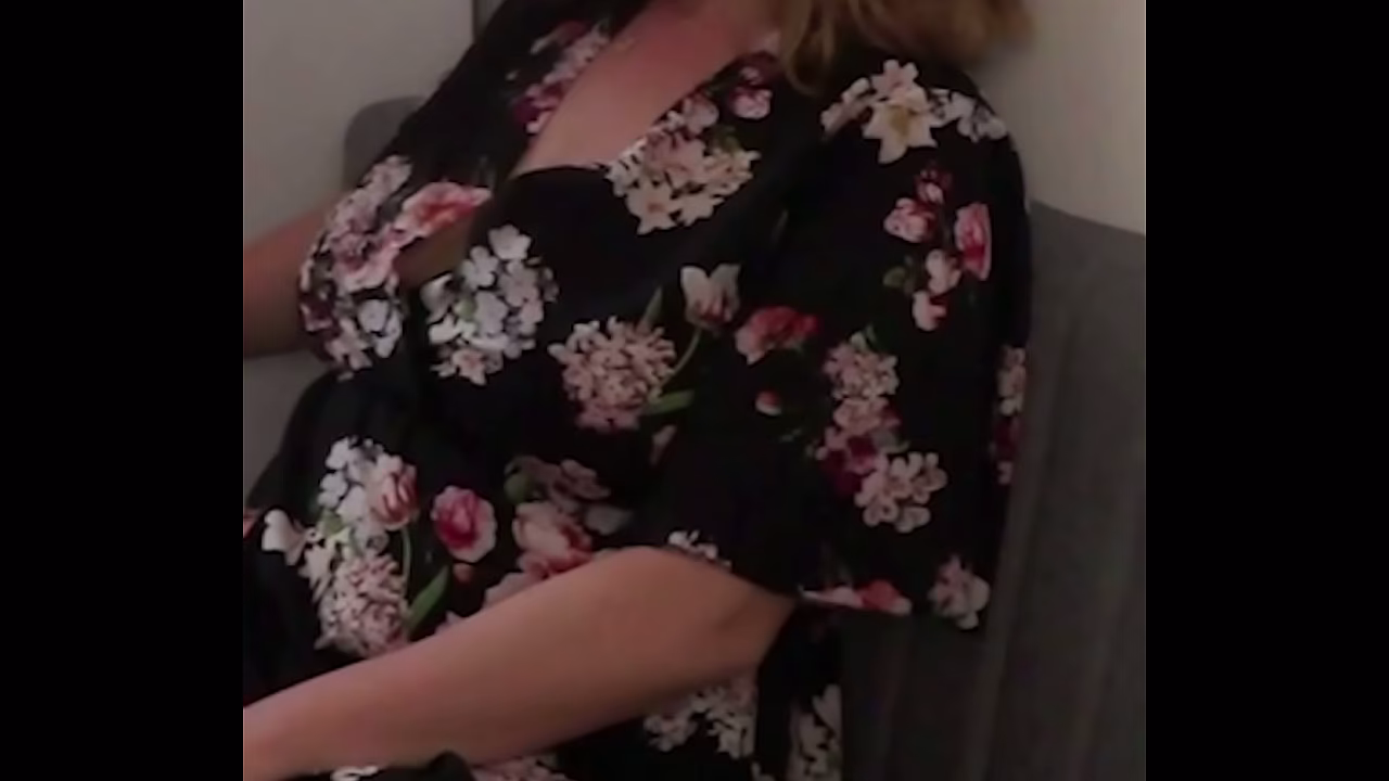 Imagine opening your door to Karla Rose in a short dress with no underwear