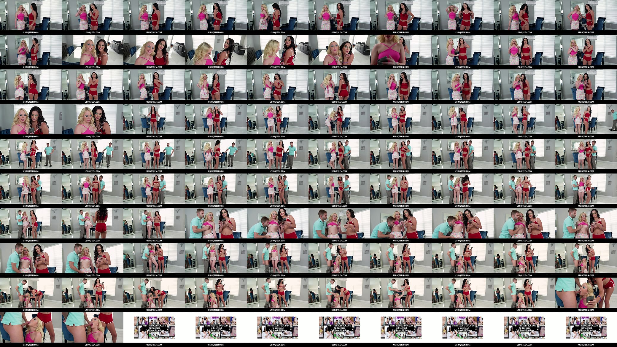UsingTeen  -  Freeuse Fuck And Dance Video Goes Viral- Dixie Lynn, Alice Visby 预览图