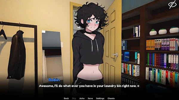 My Femboy Roommate #02 - 18 Yo Goth Femboy Sucks My Cock While I Shower. Ends WIth Them Getting Anal Creampie
