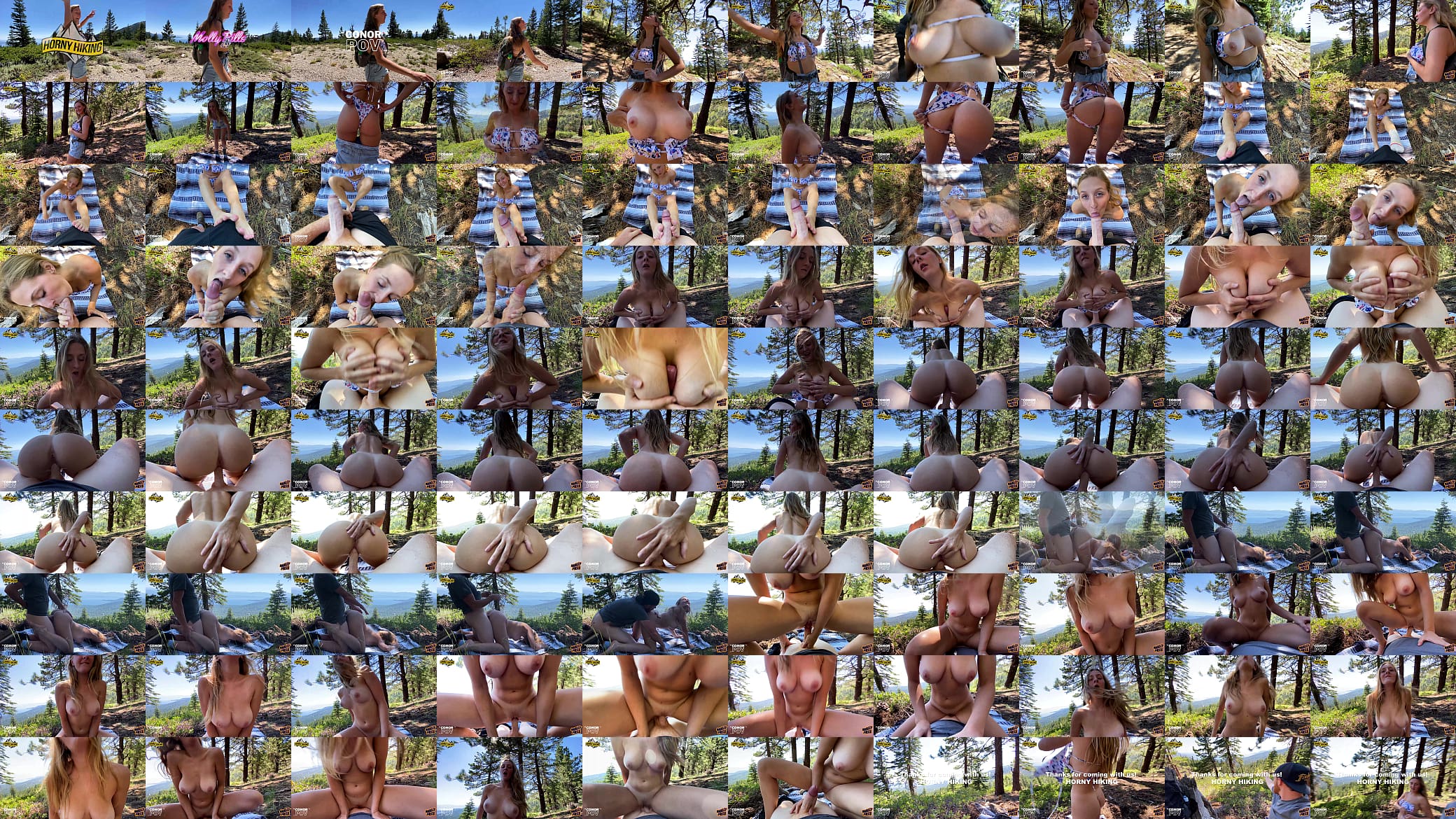 Slut Gets Railed on Mountainside - MOLLY PILLS - Public Adventure Porn POV 预览图