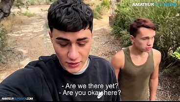 Download Video - Cruising Friends enjoy going for a run and end up fucking outdoors