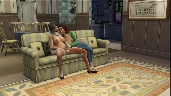 Step grandmother fucks step granddaughter with ...