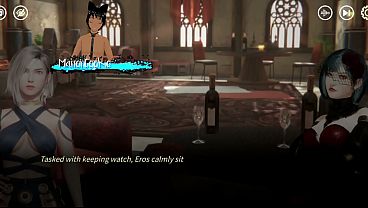 Rise of Eros Ch. 2 - The Royal Banquet - Having some kinky fun in a library and being loud