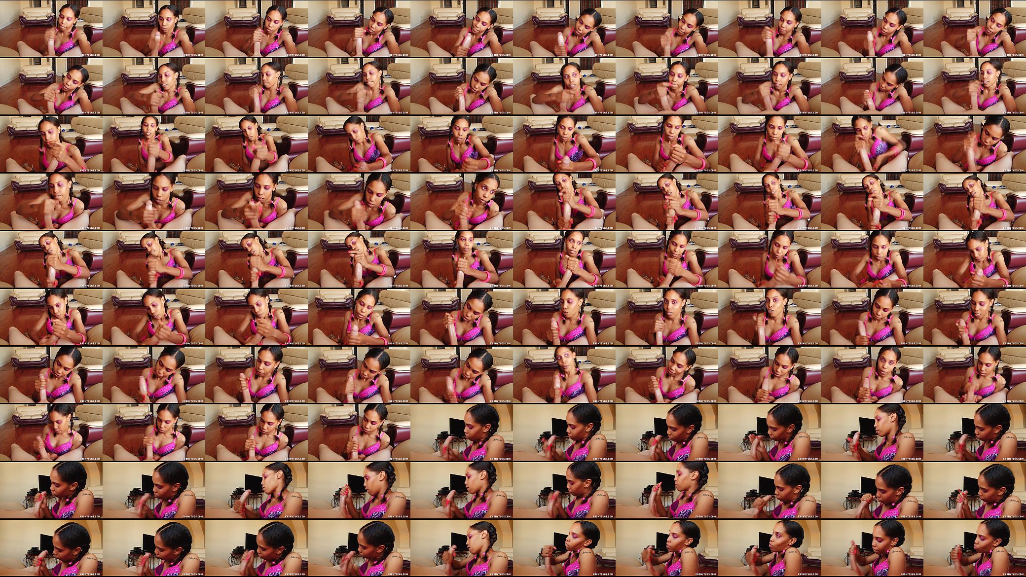 Black Girl In Purple Jerking 预览图
