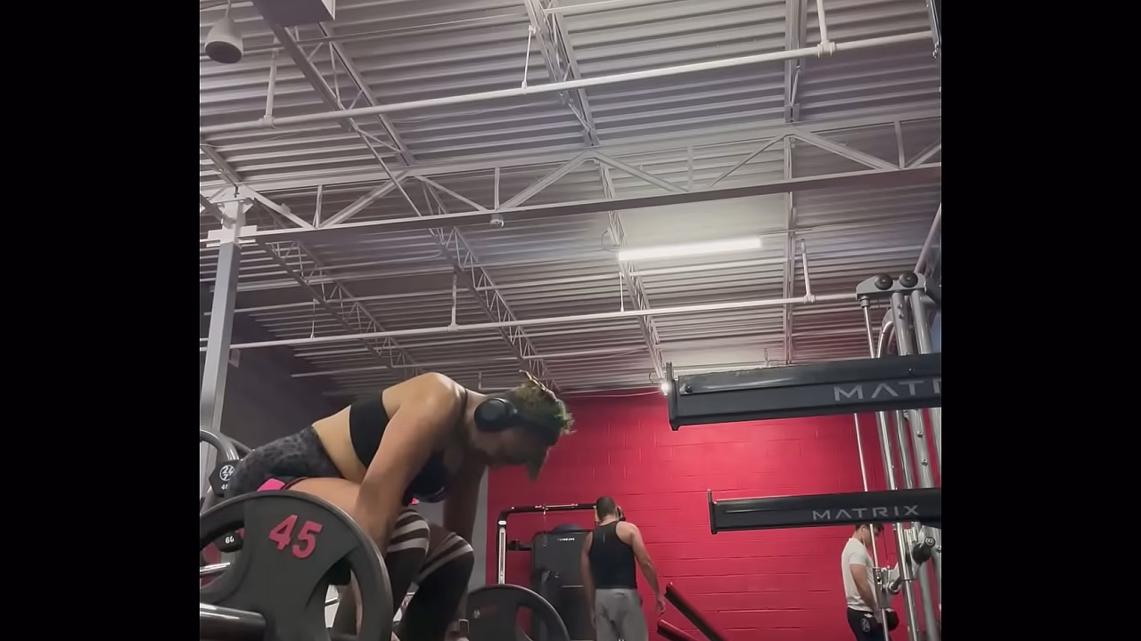 Bobbi Jo sweating in her socks