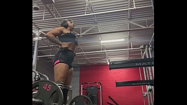 Bobbi Jo sweating in her socks