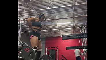Bobbi Jo sweating in her socks