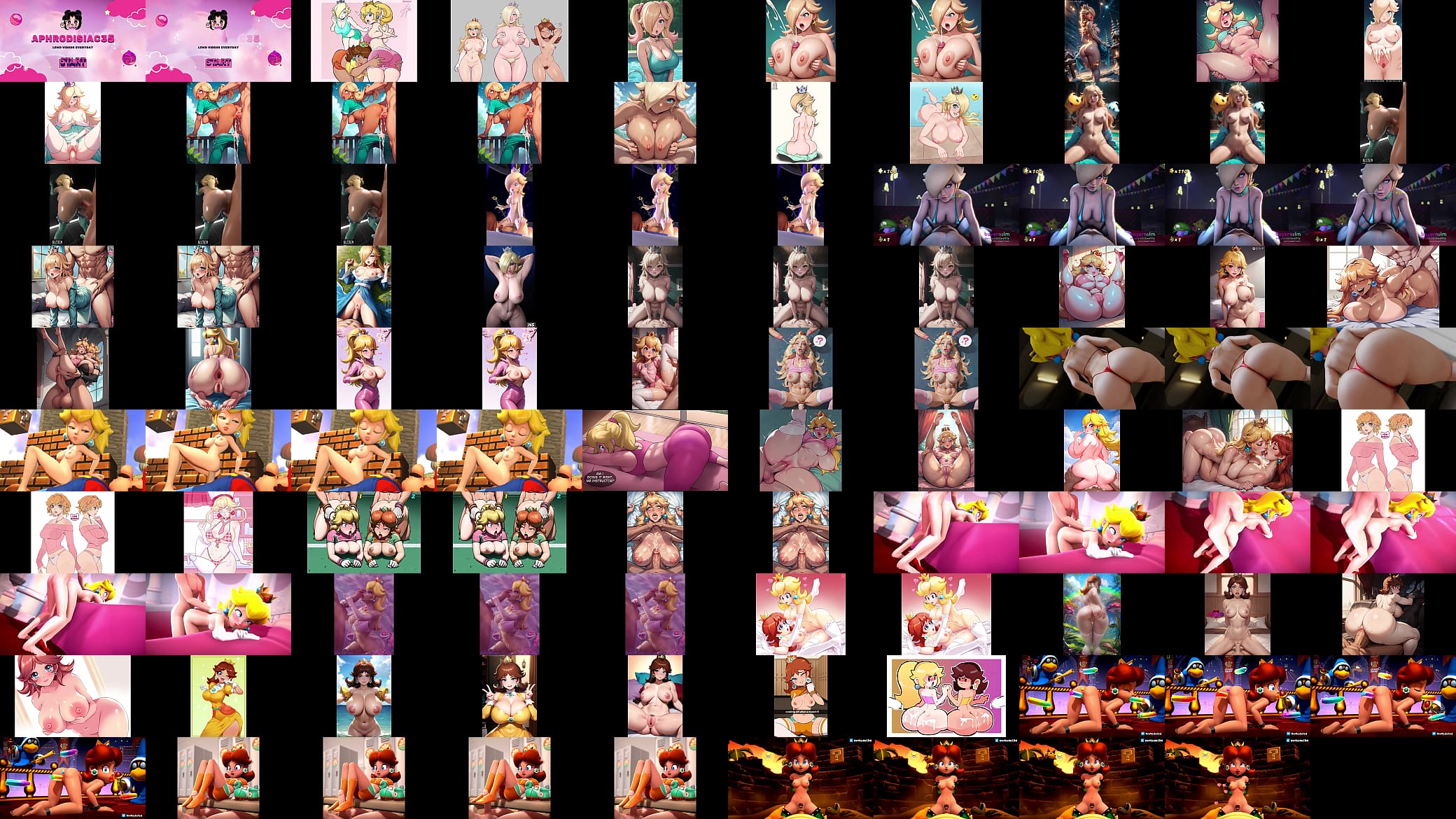 Peach, Daisy and Rosalina getting fucked 预览图