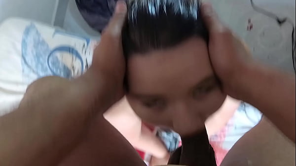 Subduing and humiliating this chubby pig with a hard face fucking
