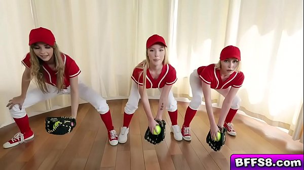 Besties gasps as their twats gets pounded from behind so hard doggystyle