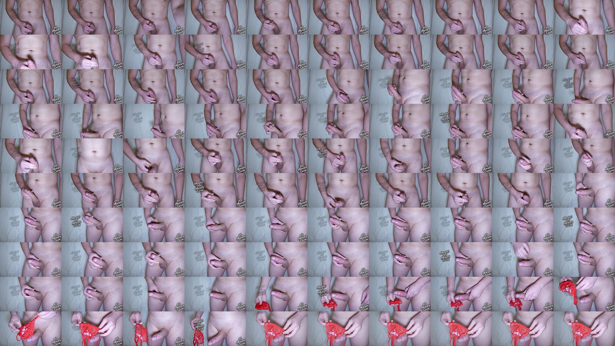 My New Girlfriend Asked Me To Record A Video In Which I Fill Her Red Panties With Cum 预览图