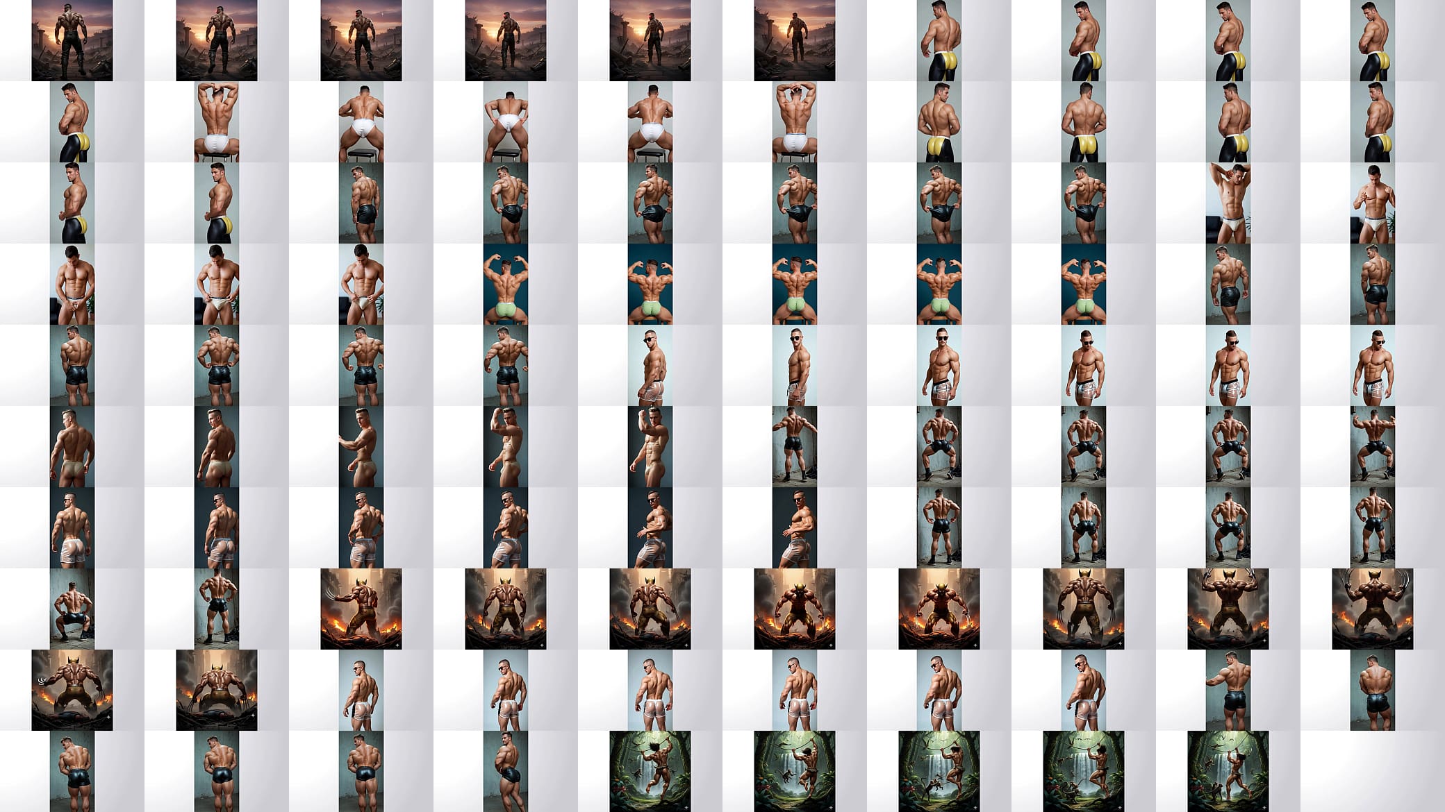 AI Male Heroes with Big ass 预览图