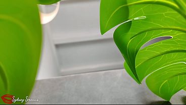 Tiny BF Catches Cheating GF - You Catch Your Giantess Girlfriend, Sydney Screams, Cheating on You As You Hide in a Plant While She Gets Fucked - Voyeur, Caught, Tiny Man POV, GTS