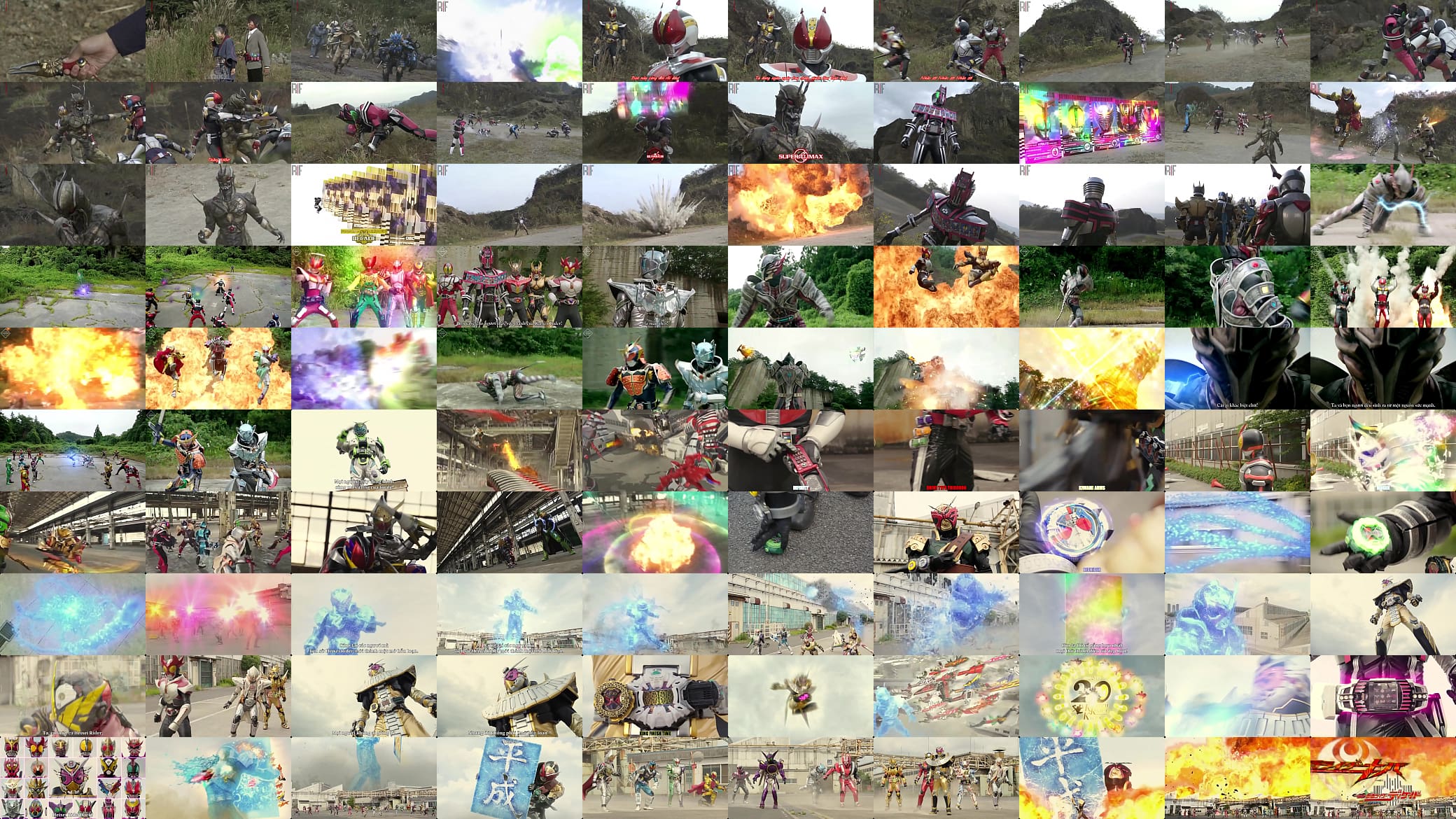 All Kamen Rider final form in scene 预览图