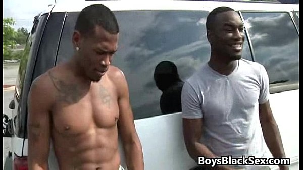 Black Gay Dude Fuck White Skinny Twink Hard In ...