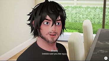 Hot Big Titty Goth blowjob 3D animation - Mansion Days part 5