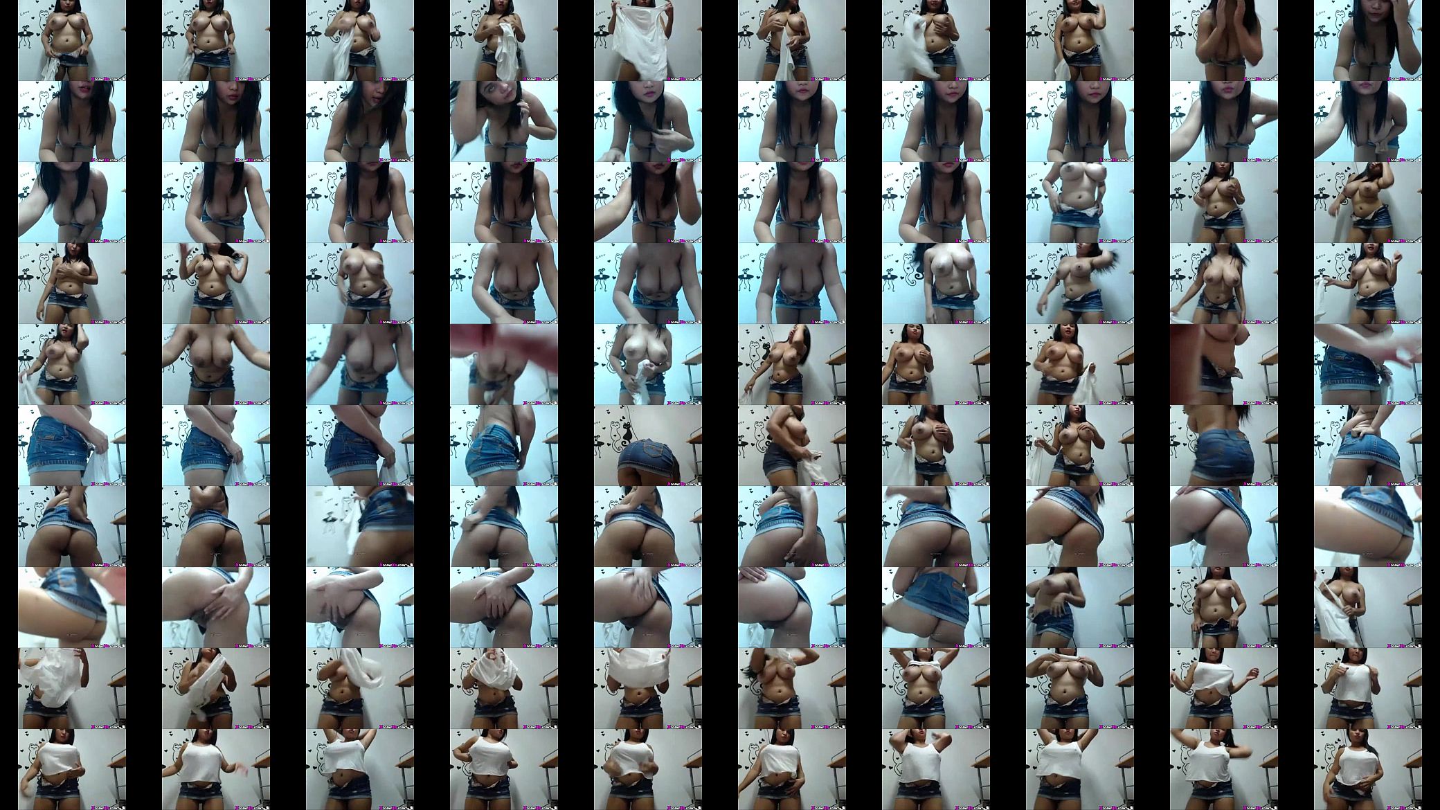 Super busty cam girl shows huge tits and dances 预览图