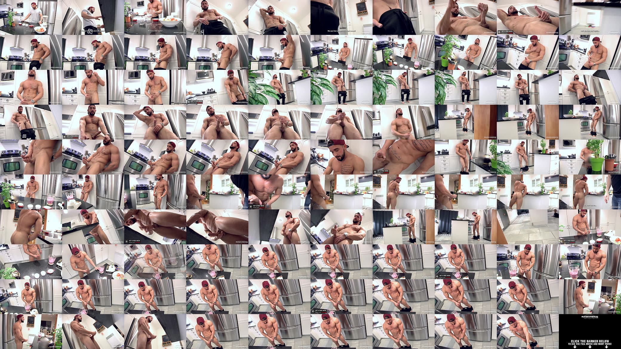 Maskurbate - Muscly Zack Lemec Naked Chef Scene 预览图