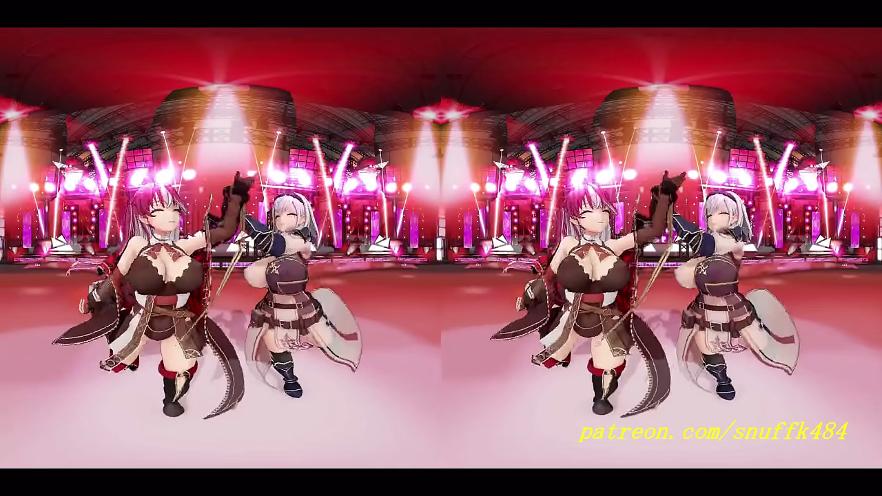 VR180 mmd NoeMari Dance 3d hololive Hentai