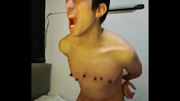 Extreme hot sauce pain on my dick