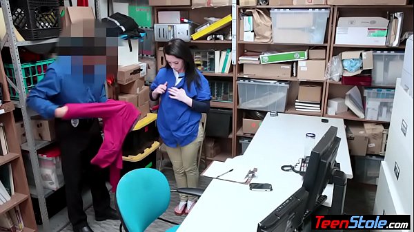 Busty teen thief got caught and fucked by LP officer