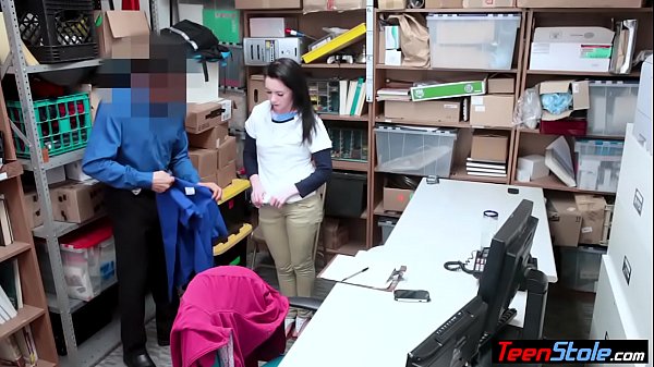 Busty teen thief got caught and fucked by LP officer