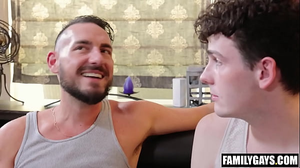 Download Video - Step-son asks step-father for gay sex advice - old & young threesome