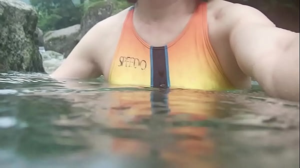 Japanese crossdresser swimsuit