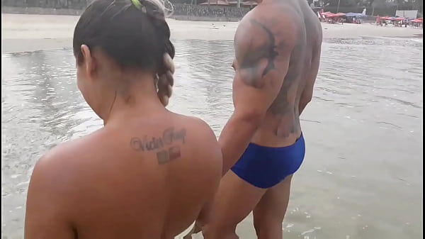 gay boy fucks the blonde tail married on the beach