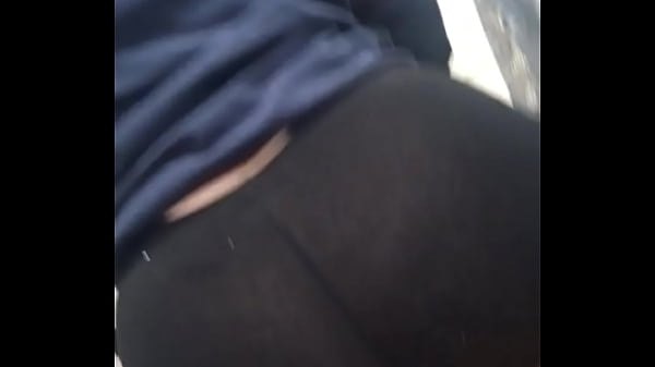 Phat ass RedHead in see through leggings