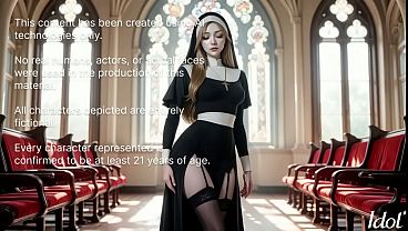 Nun's payback for her sins with naugty sex [AI]