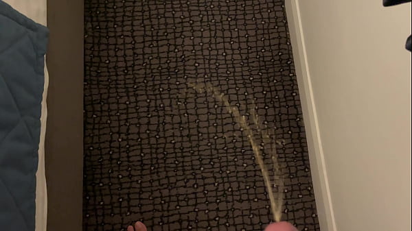 Pisser Partout Sur Le Tapis De La Chambre D'hôtel