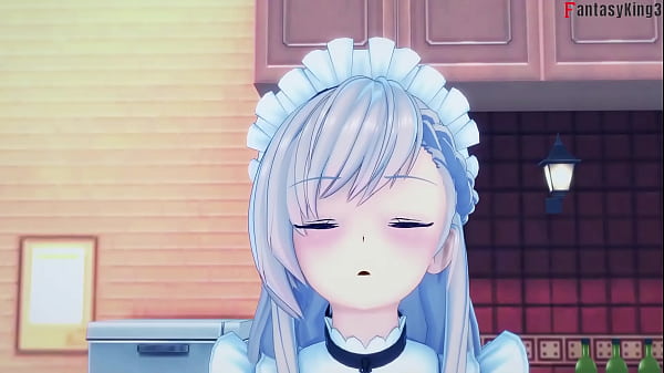 Belfast bikini sex on the pool | RED | Azur Lane | Full & POV on Sheer & PTRN: Fantasyking3