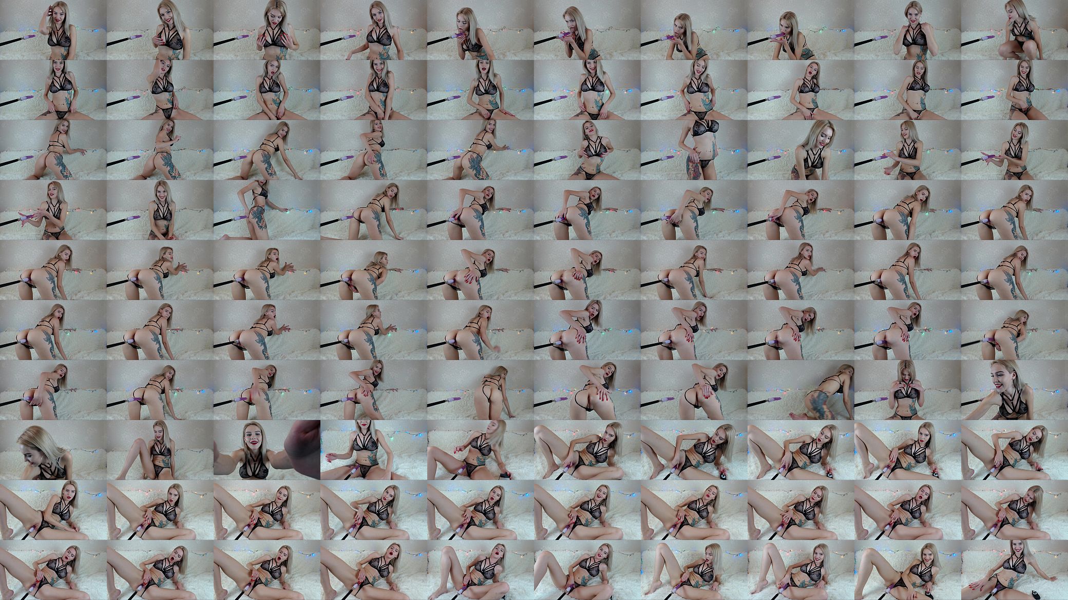 BLONDE FUCKS WITH SEX MACHINE 预览图