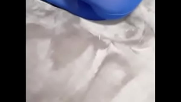 Sexy pantyhose and blue high heels