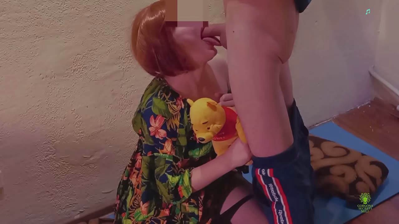 Milf with a big ass secretly fucks her stepson in the attic