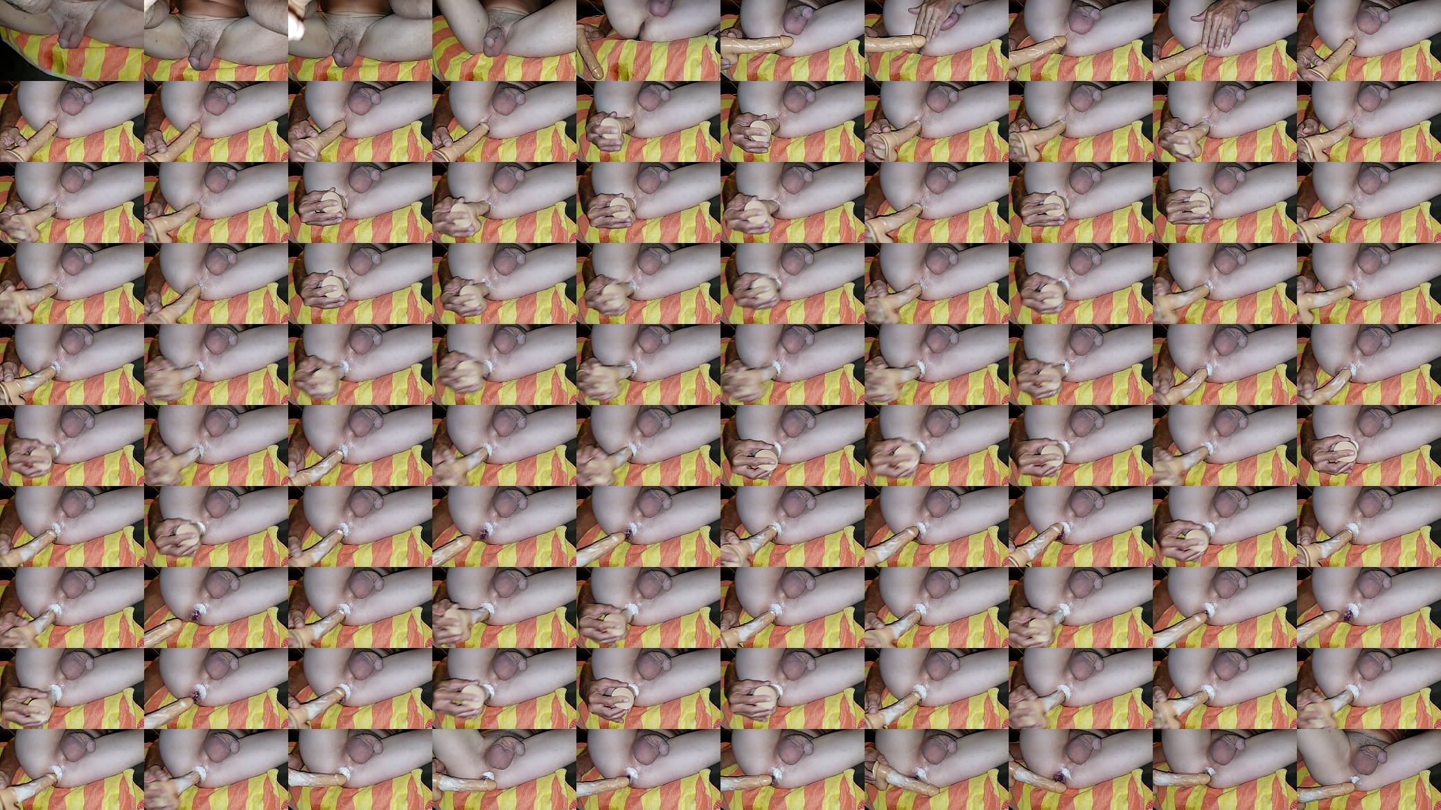 Quick anal orgasm with my dildo 预览图