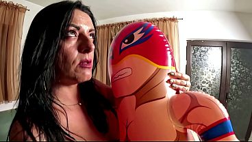 Inflatable Wrestler Cum Play. Dirty Talk, Doggy and Cum Licking preview