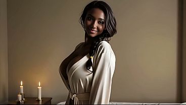 Fucking the beautiful masseuse with big tits (ai generated)