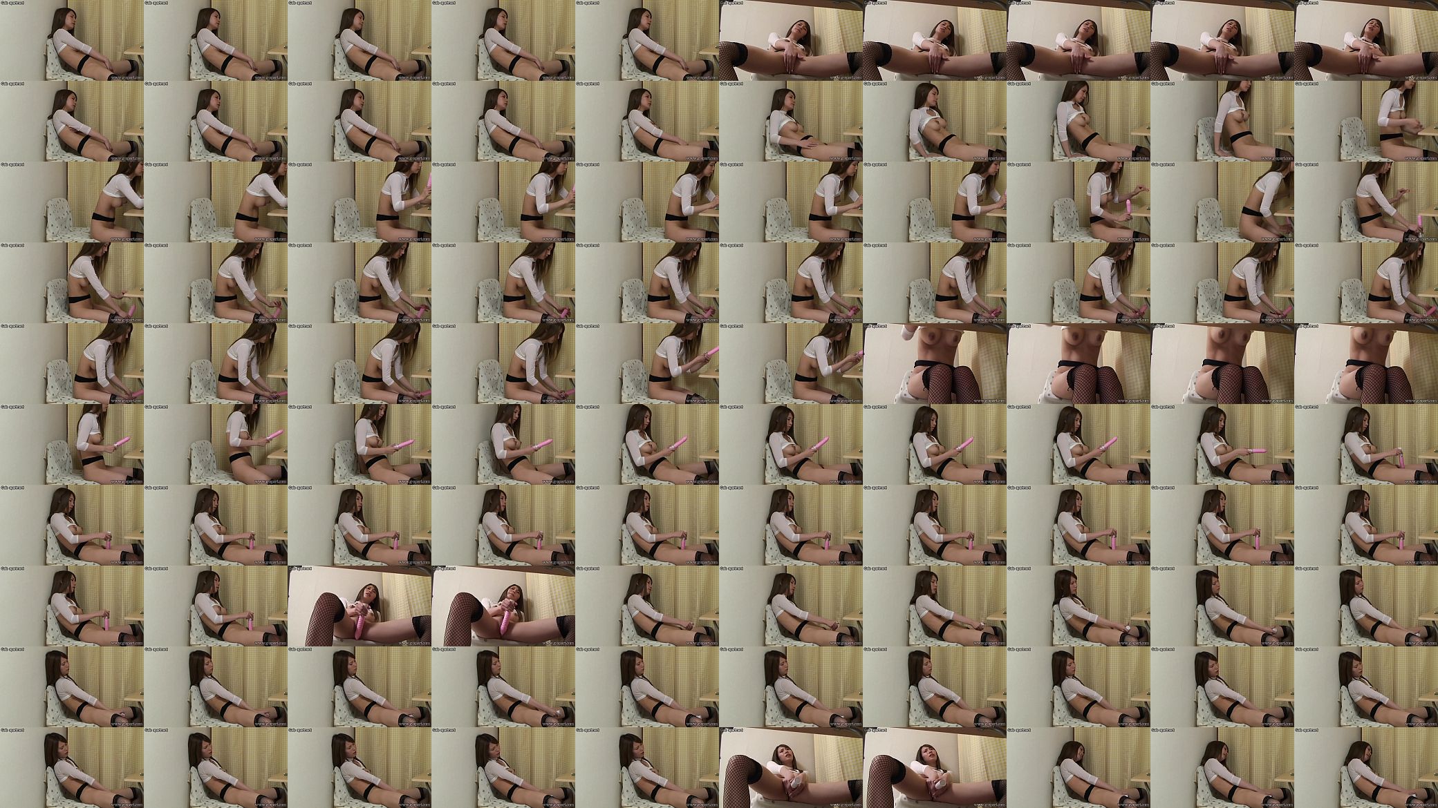 Japanese Beauty Rin Sasahara Masturbation with Dildo 预览图