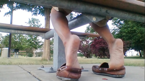 Braune „Trashed“-Mokassins Aus Il-Bohnen, Ohne Socken