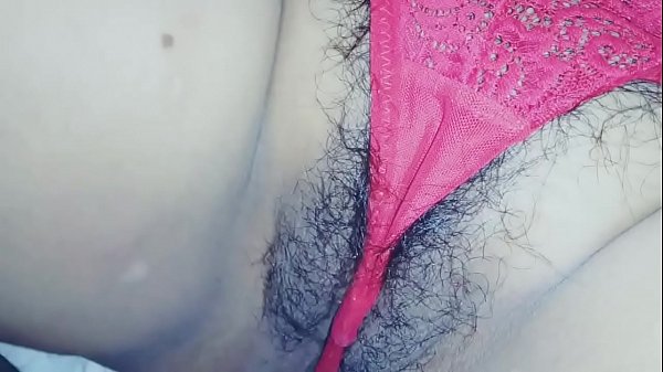 Showing my wife with her red thong