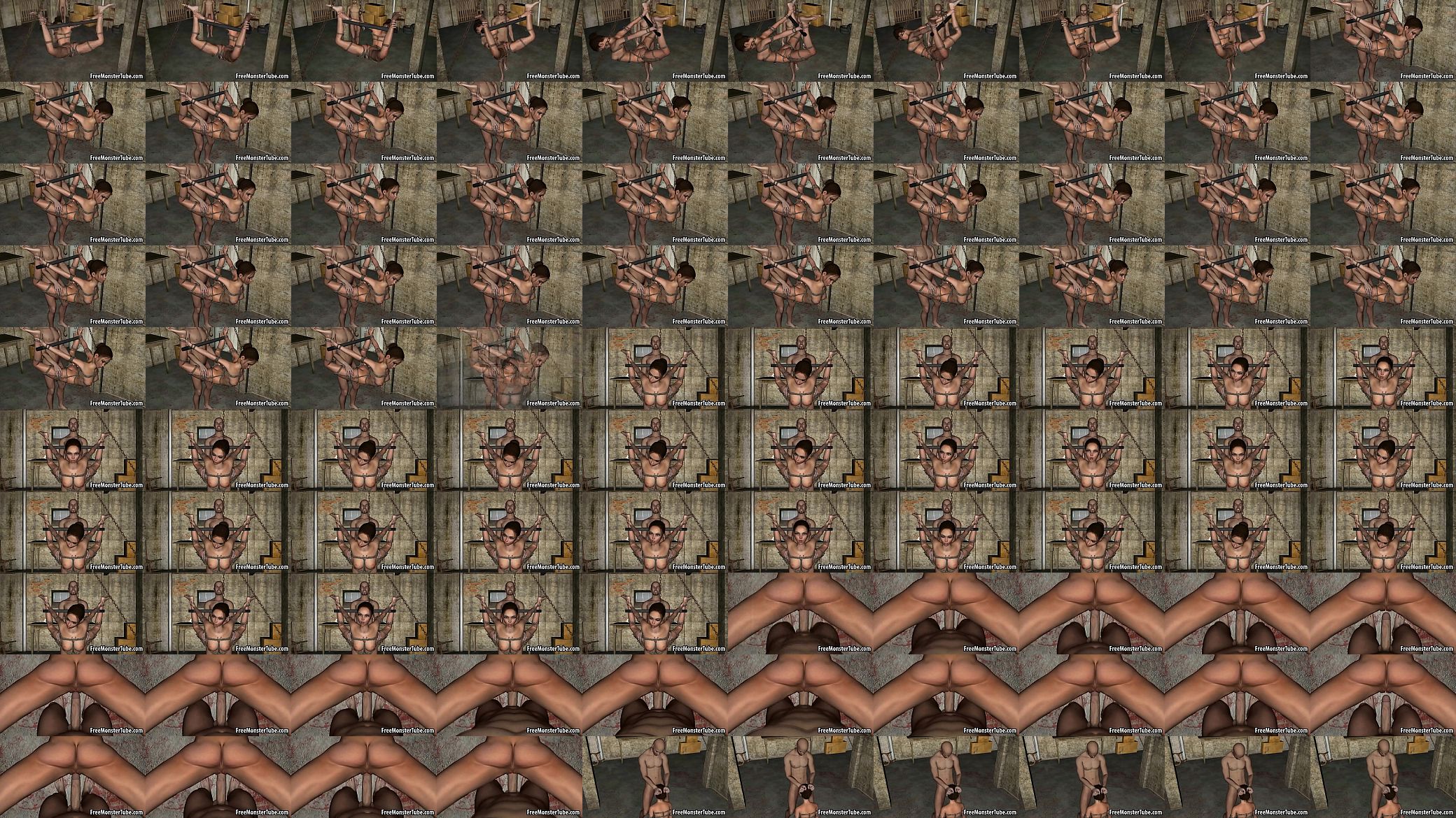 Restrained and h. 3D cartoon babe gets fucked 预览图