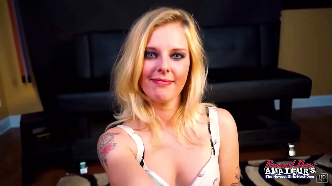 Petite Blonde Mya Hairy Pussy Sloppy Deepthroat Blowjob Passionate Heat!