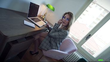 Alba - Brunette Secretary Bound gagged and kept in a secret room totally helpless struggling in her tight bondage EP