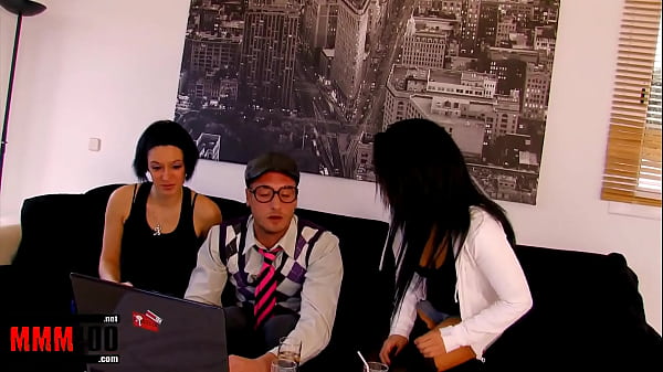 Stupid Guy Gets Lucky With Two Latina Babes