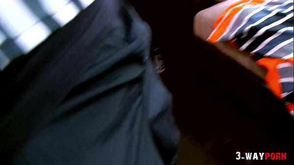 3-Way Porn - a Petite Milf is Double Pounded Lustfully by a Big Hard Dick in a Threesome.